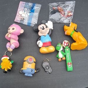 Disney Mickey Mouse & Friends Kids Toy Bundle - Pink, Black, Yellow, Green